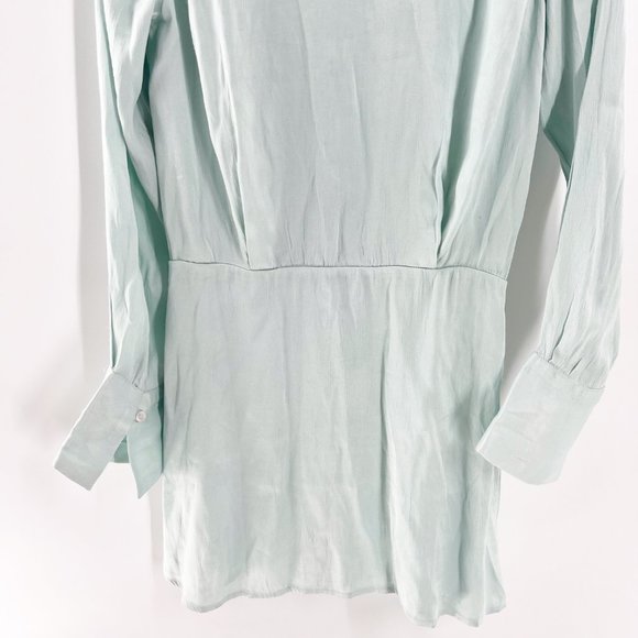 Free People - Long sleeve button down Dress Size M New - Picture 6 of 12